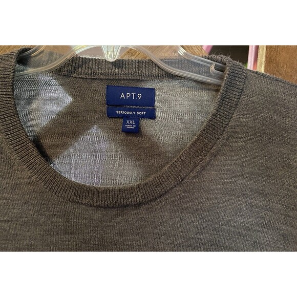 APT. 9 Merino Wool Blend Soft Striped Bundle Up Sweaters Men's XXL - Picture 12 of 16